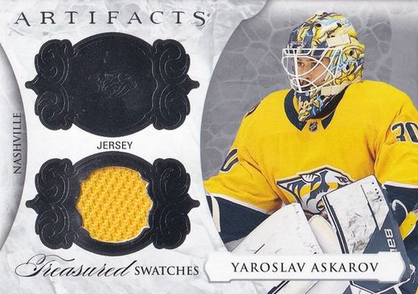 jersey RC karta YAROSLAV ASKAROV 23-24 Artifacts Treasured Swatches číslo TS-YA